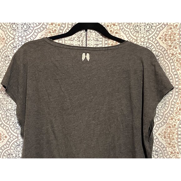 Victorias Secret "Head Over Heels" Gray T-Shirt Dress L Womens Relaxed Fit Cotto - Picture 5 of 9